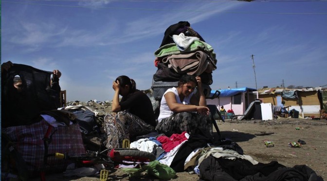 Forcible evictions of Roma in Madrid to commemorate International Roma Day