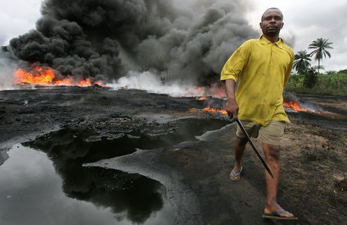 Shell Petroleum plunder in the Niger Delta