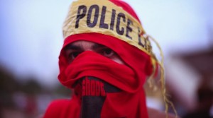 Ferguson protester August 18 2014 (Scott Olson:Getty Images)