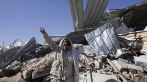 House demolition at Karmel, West Bank (Mussa Qawasma:Reuters) Oct 28 2014