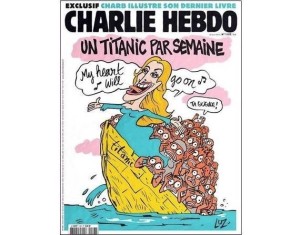Charlie Hebdo racist cartoon (Apr 25 2015)