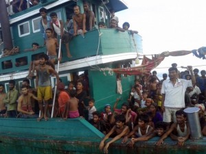 Rohingya immigrants in Andaman Sea (Christophe Archambault:AFP:Getty Images) May 14 2015