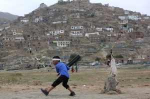 Afghan boy cricketeers (Rahmat Gul:AP) August 3 2015