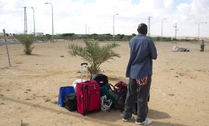 African refugee released from Helot (Mehahem Kahana:AFP:Getty Images) August 25 2015
