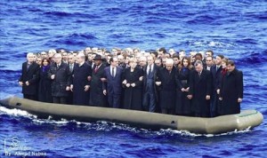 EU on a dinghy