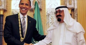 Obama with Saudi king
