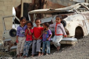 Children in Sana'a, Yemen (Mohammed Huwais:AFP:Getty Images) June 16 2016