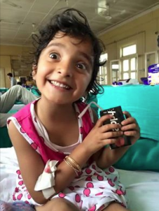5-year old Kashmiri girl with pellet wounds (Eye on kashmir we resist) July 19 2016