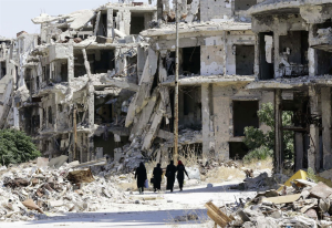 Homs, Syria Louai Beshara:AFP:Getty Images) Sept 20 2016