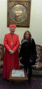 Kinana Allouche & Cardinal Mario Denarii (Jan 21 2017)