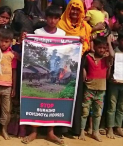 Rohingya child protesting Feb 8 2017 (Mohammed Imran)