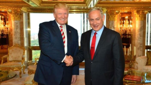 Trump greets Netanyahu Feb 15 2017
