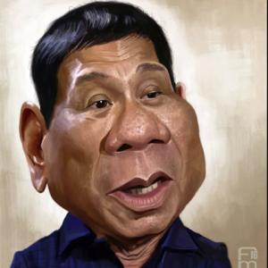 Caricature of Duterte from Imgrum