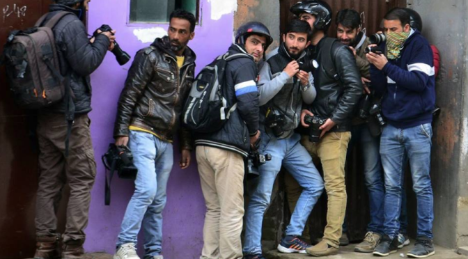 Tribute to photojournalists in Kashmir
