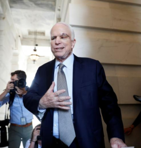 McCain the putz (Aaron P. Bernstein:Reuters) July 26 2017