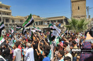 Protest vs Assad regime Aug 3 2017 in Idlib