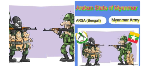 Pro-Assad propaganda repurposed for Rohingya (Charles Davis) Sept 7 2017