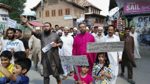 Tral Kashmir protest for Kashmiri (Musa Kashmiri) Sept 4 2017