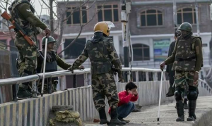 Kashmiri boy harassed by 5 soldiers Nov 19 2017