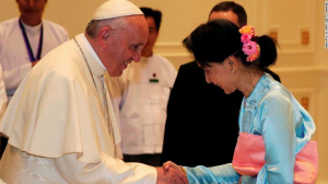 Pope and Suu Kyi Nov 28 2017