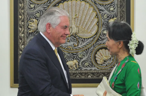 Tillerson & Suu Kyi (AFP) Nov 16 2017