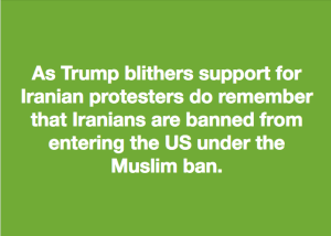 Trump Iran meme Dec 31 2017
