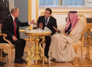 Putin offers tea. (Fadi Hussein) Mar 14 2018