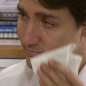Weeping Justin Trudeau Mar 19 2018
