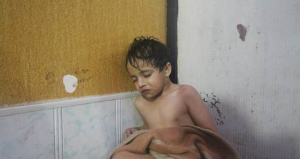 Douma child vicrtim of gas attack (Getty Images) Apr 11 2018