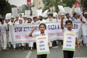 Muslims of Kolkata stand with Palestine (Shehab News) May 22 2018